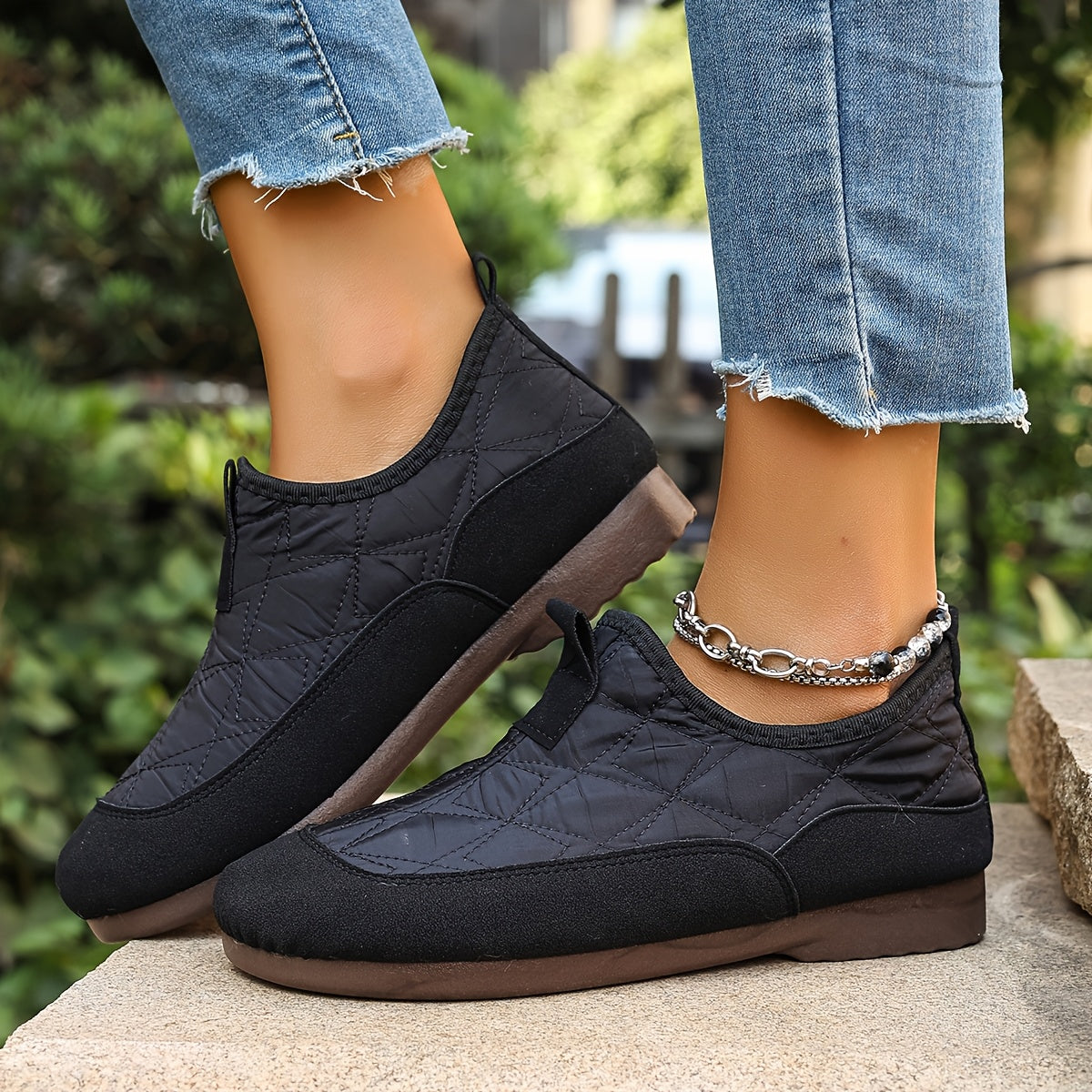 Sabina | Ciepłe wsuwane buty z futerkową wyściółką